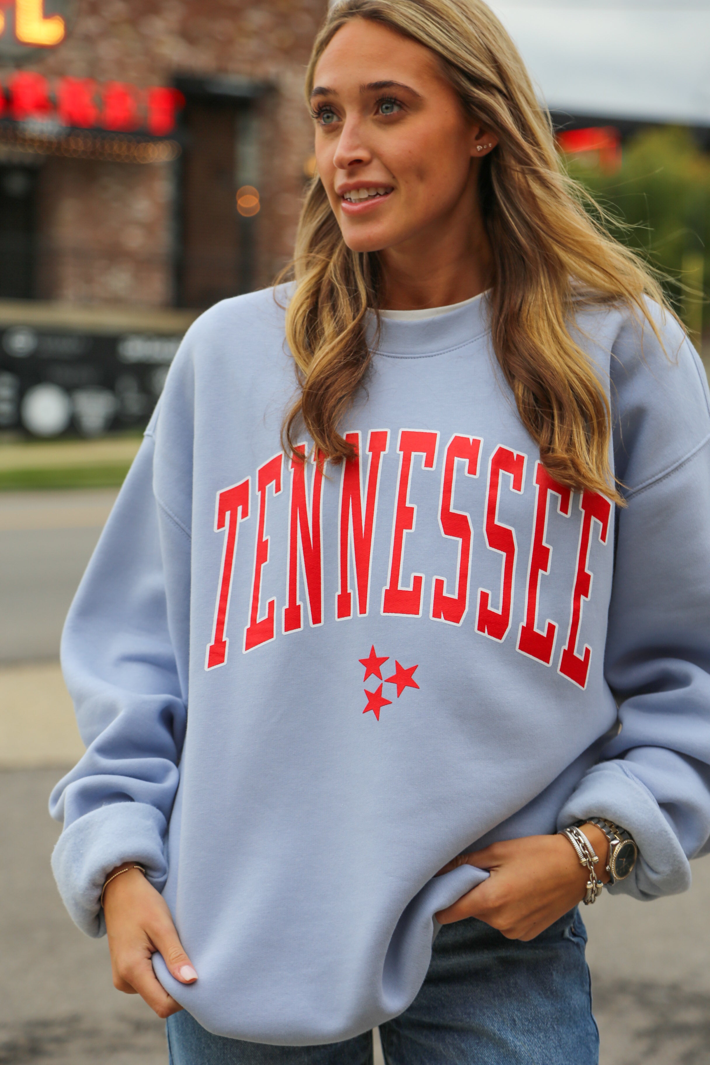 Tennessee Oversize Crew [Light Blue]