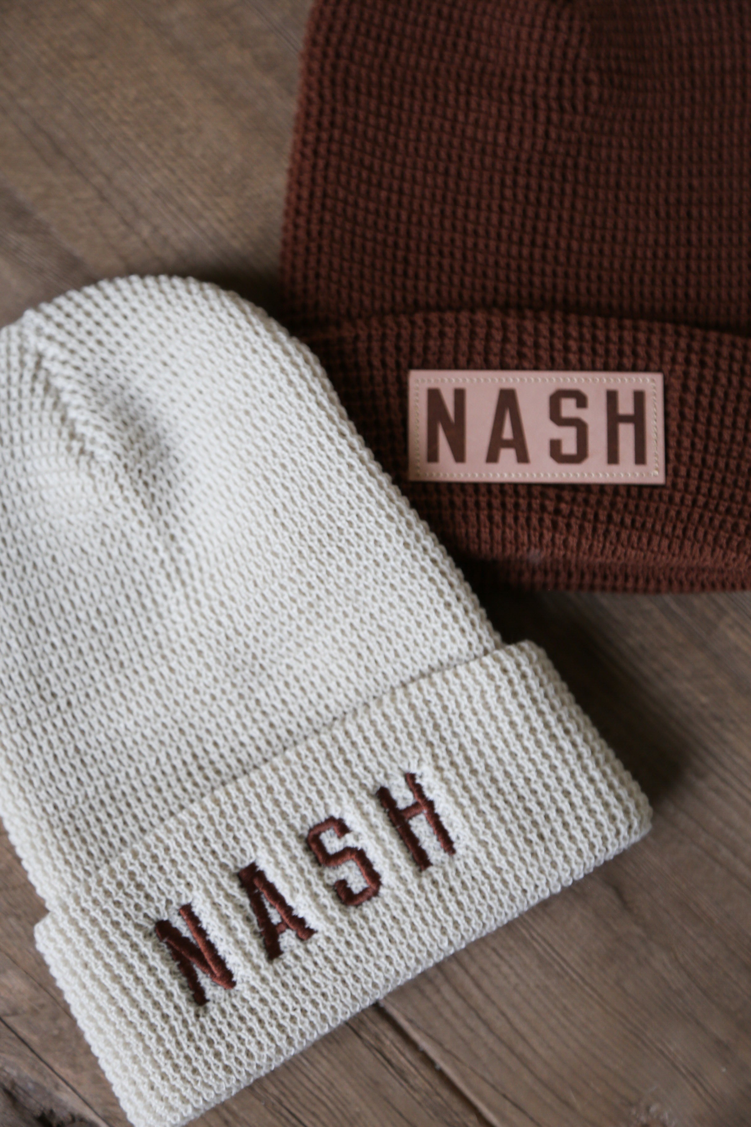 NASH Waffle Knit Beanie [Cream]