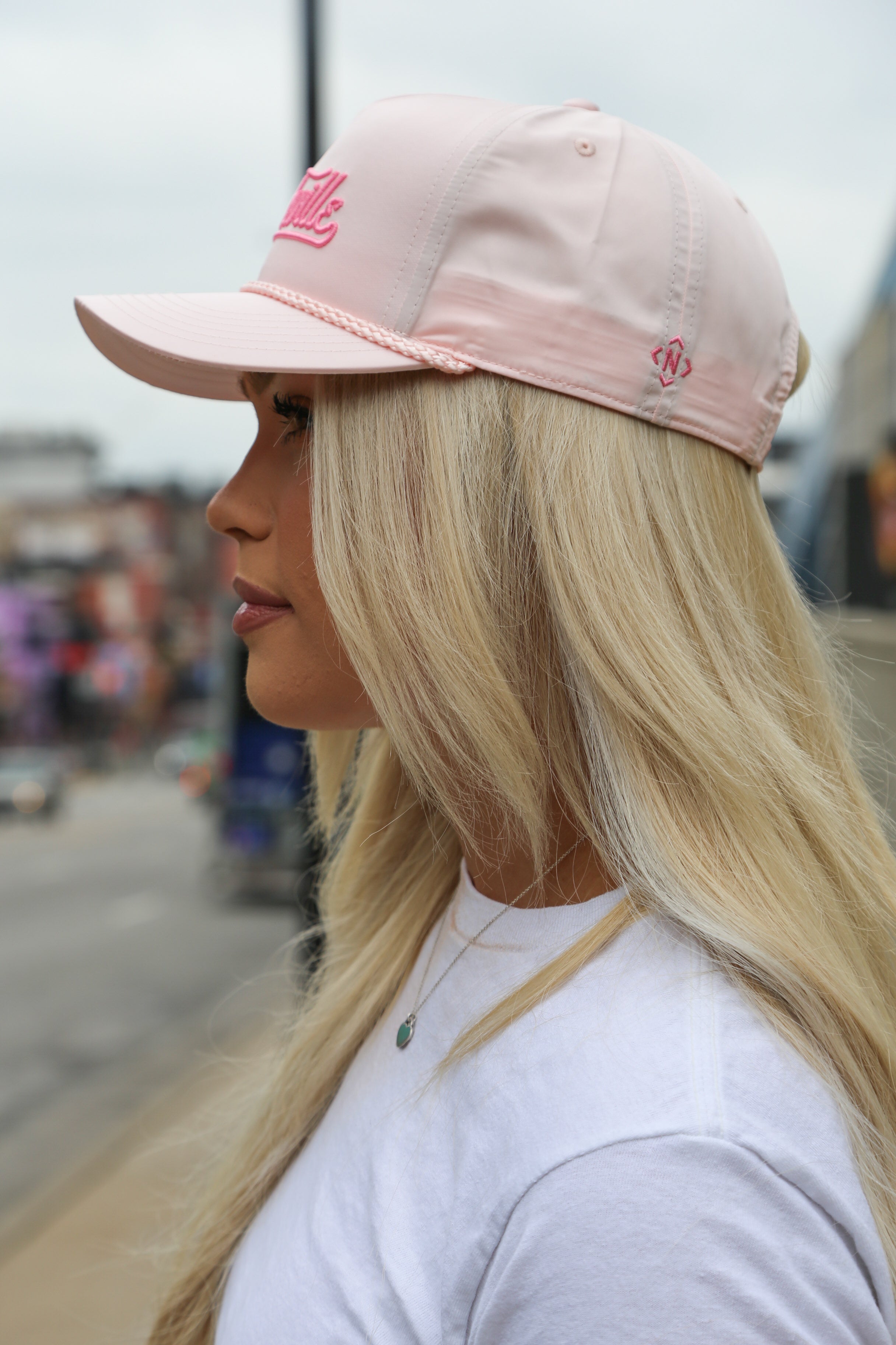 Nashville Satin Snapback [Pink]