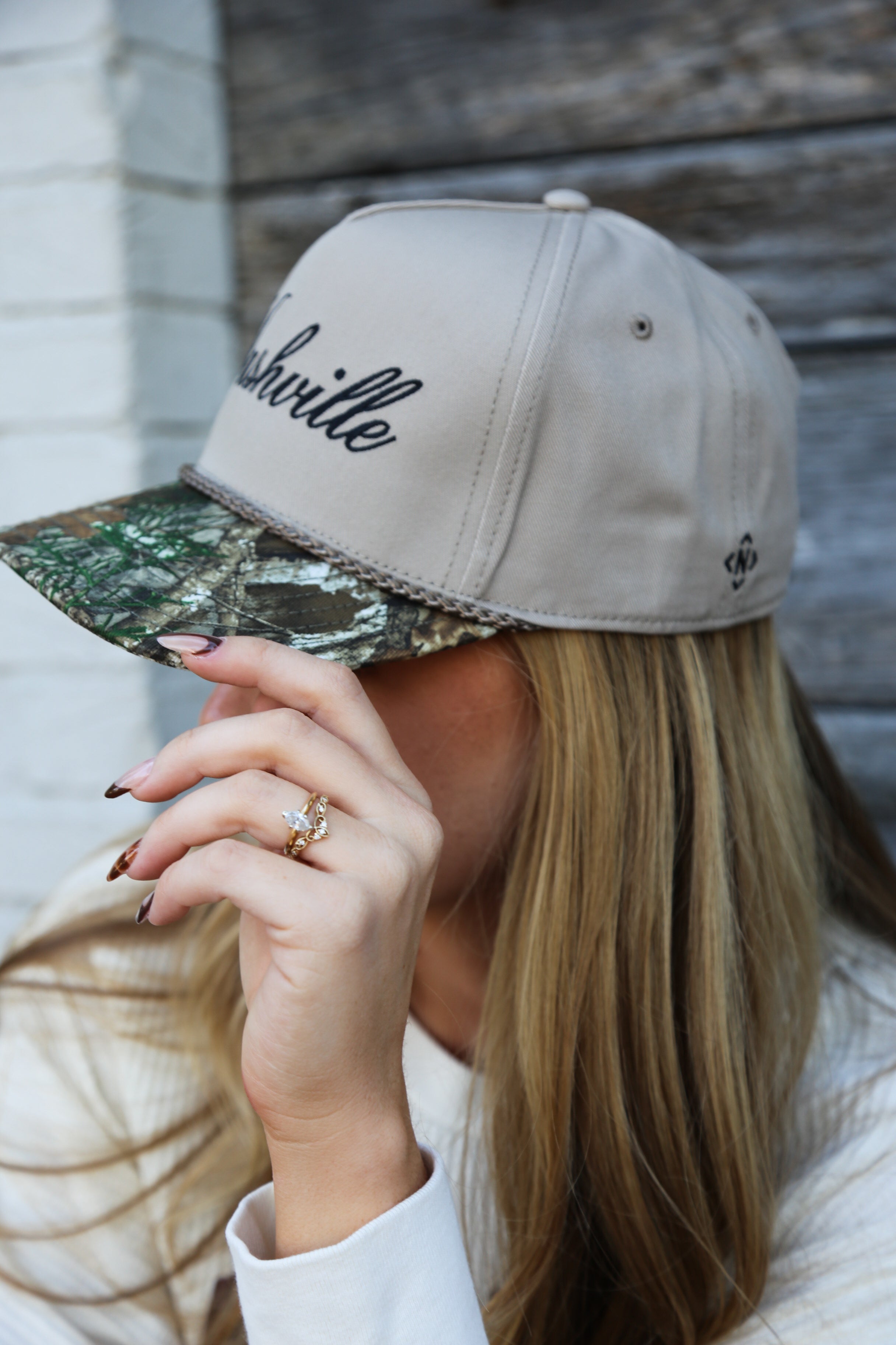 Nashville Camo Two-Tone Edge Snapback