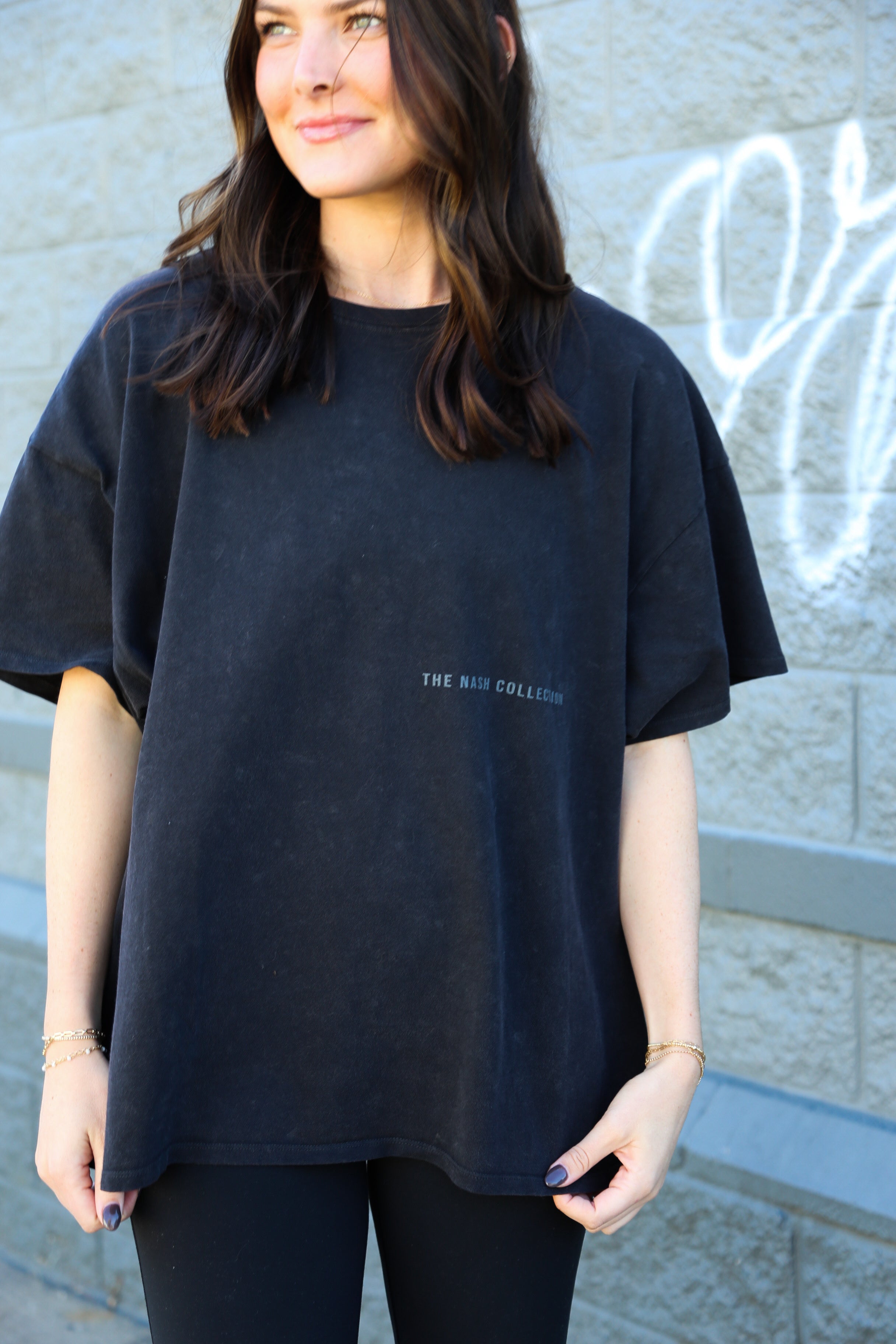 Kacey Oversize Tee [Black]