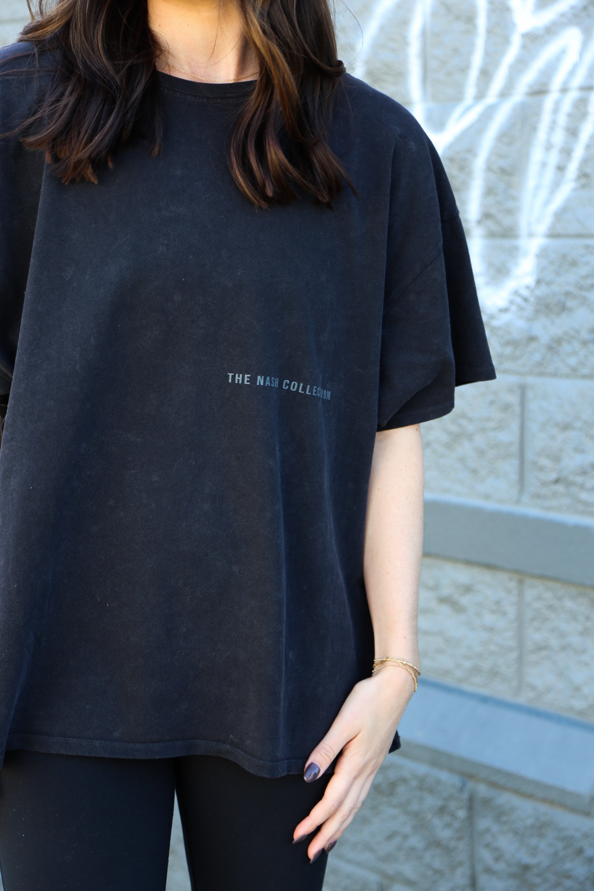 Kacey Oversize Tee [Black]