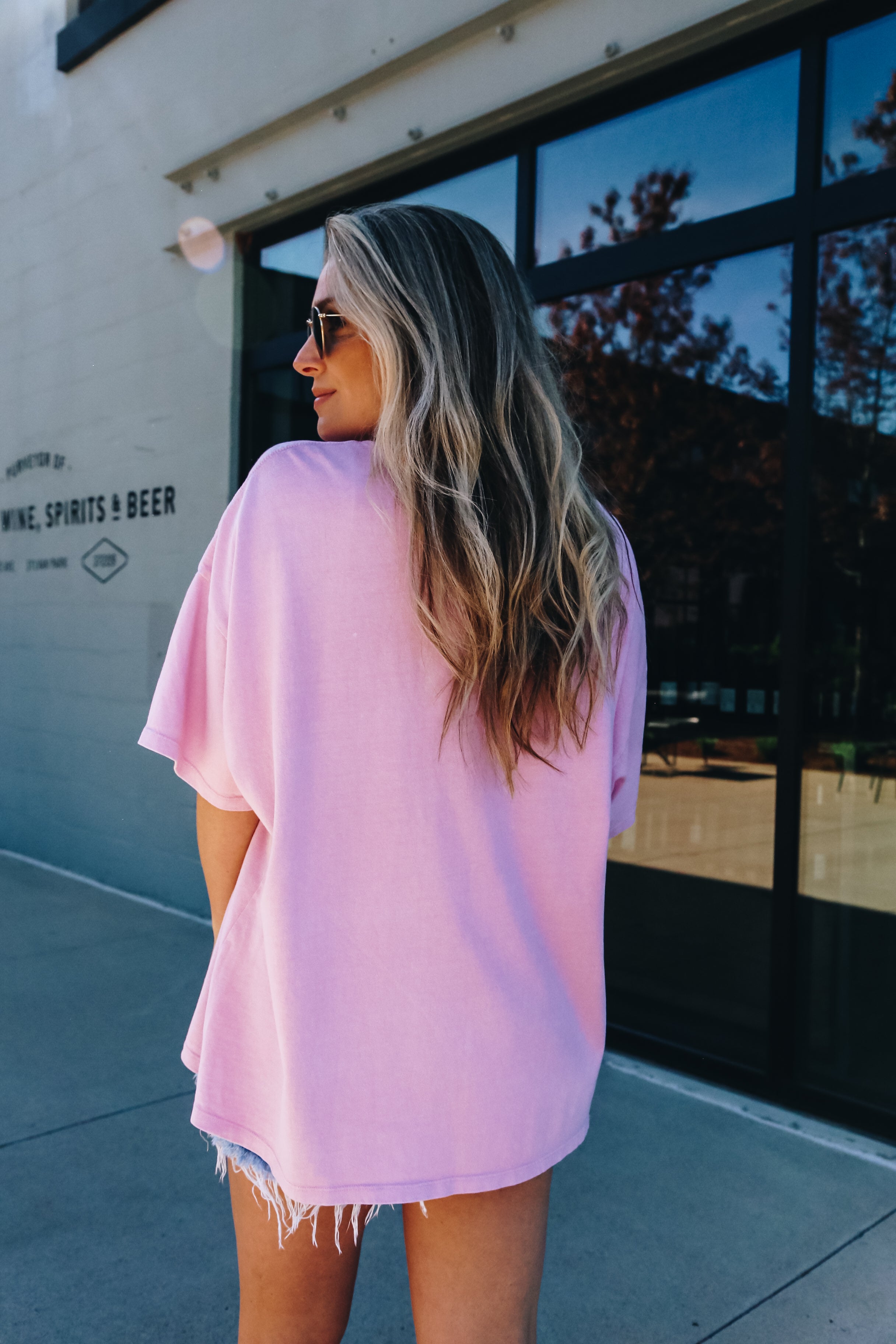 Kacey Oversize Tee [Pink]