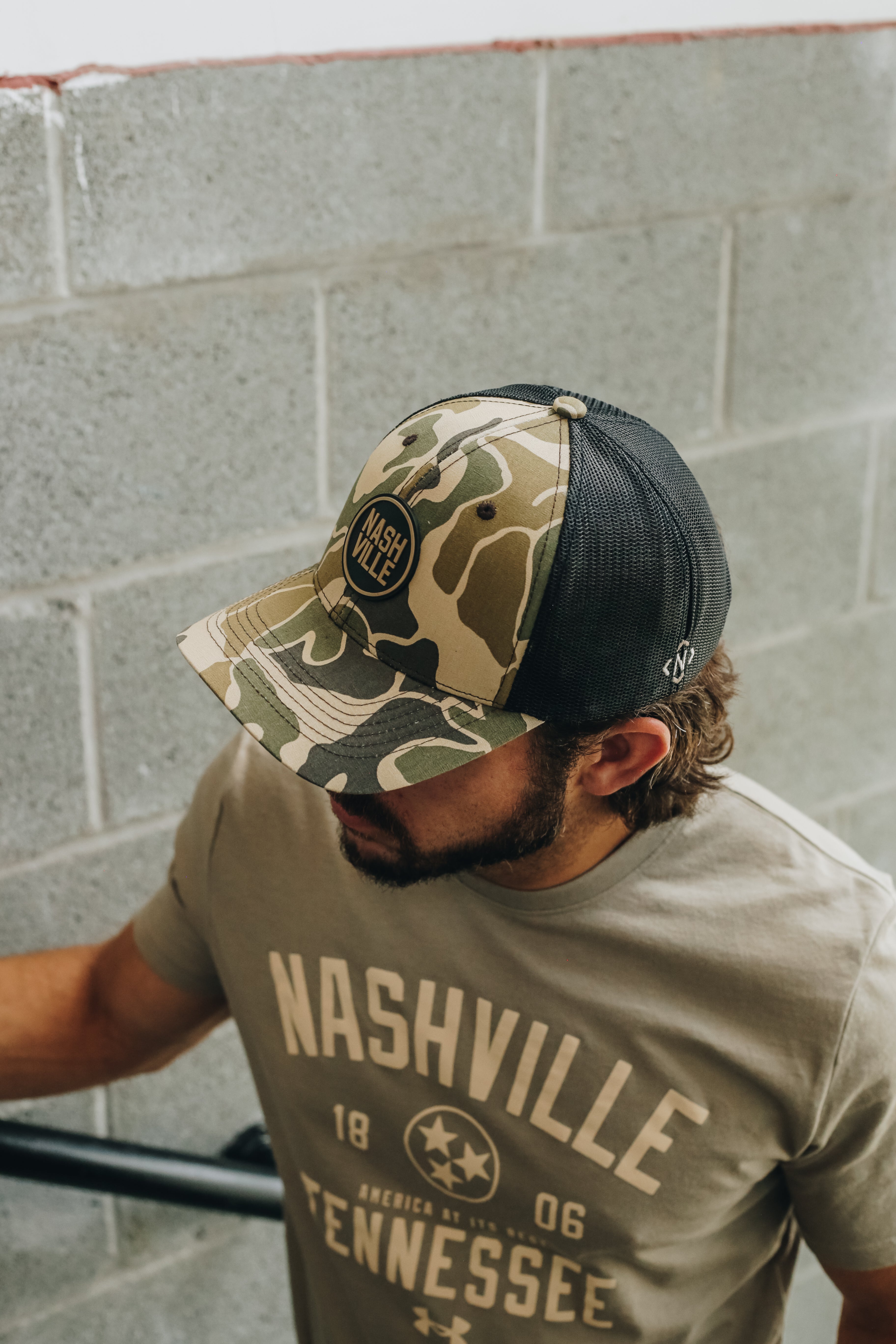 Nashville Camo Trucker