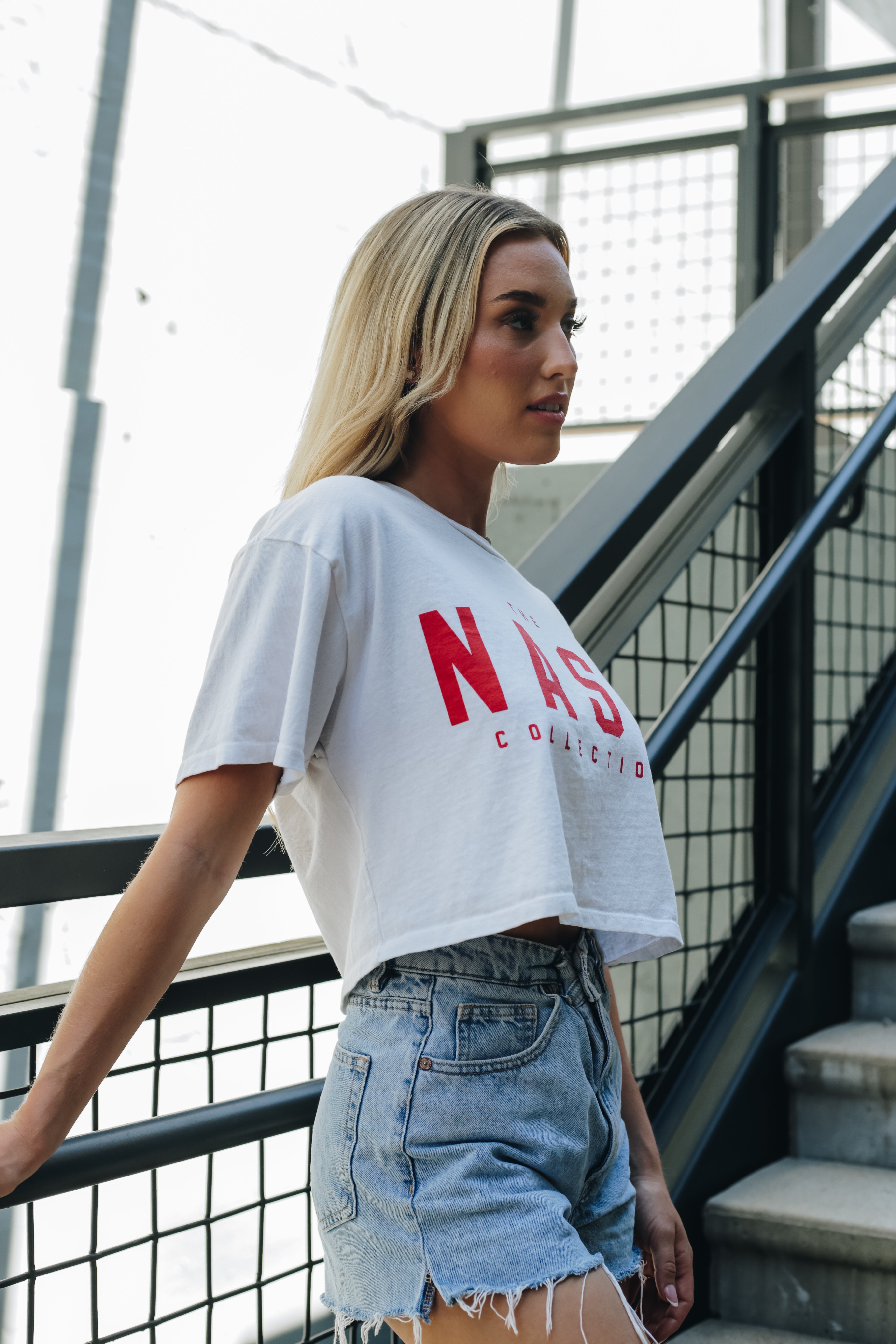 Annabelle Boxy Crop [Cream - The NASH Collection]