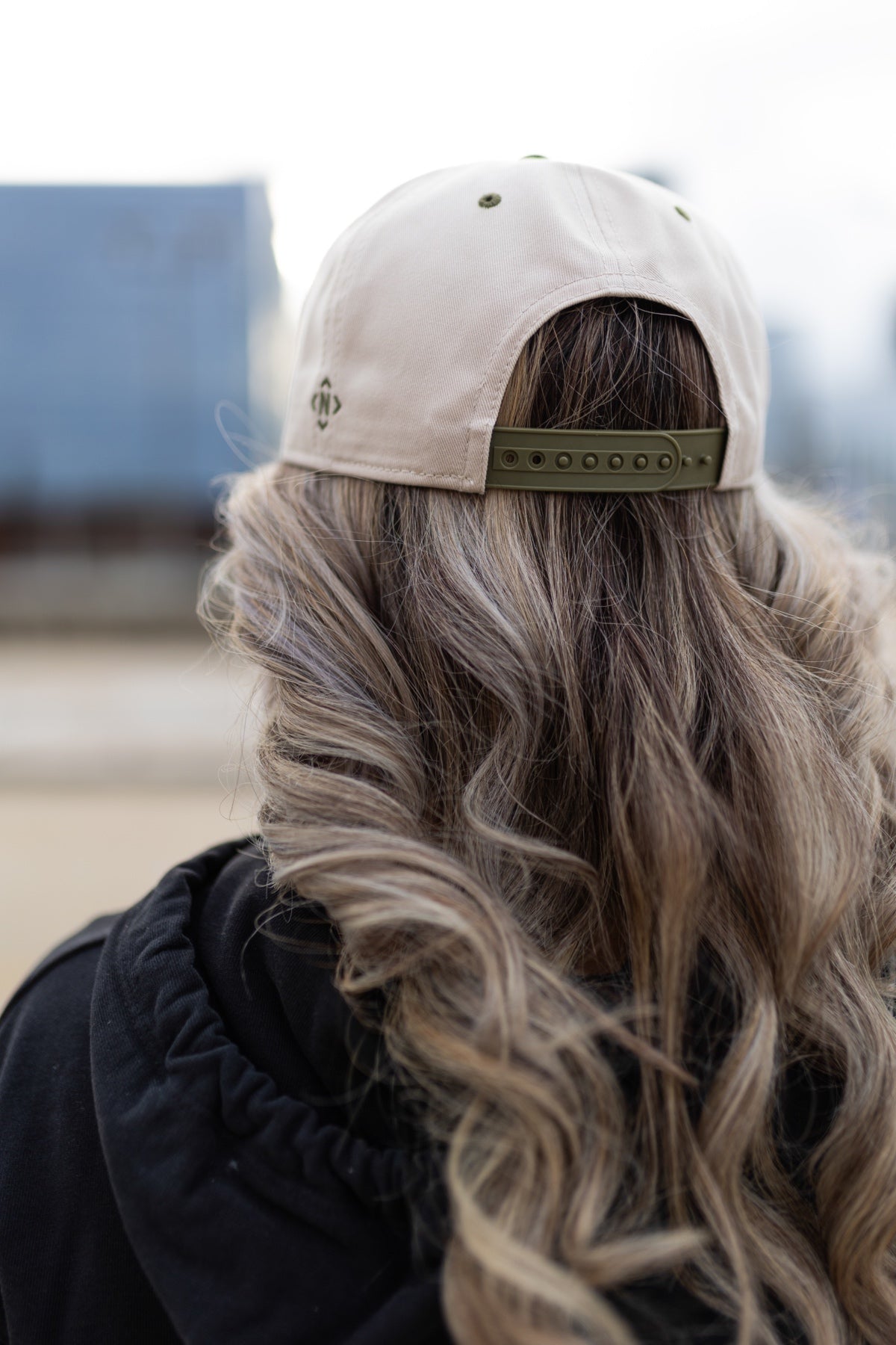 Upside Down Nashville Snapback [Olive/Cream]