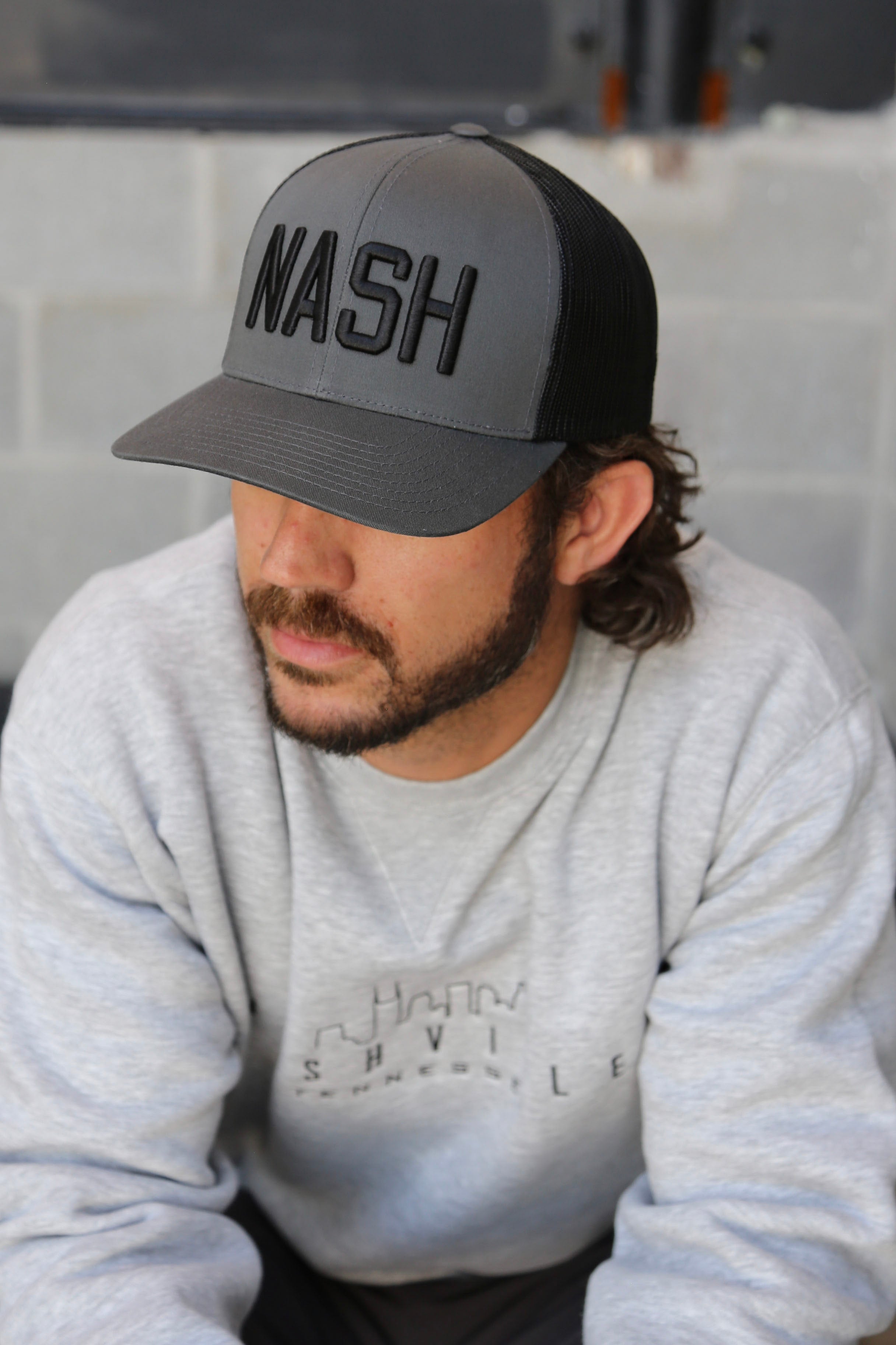 NASH Classic Trucker [Charcoal/Black/Black]