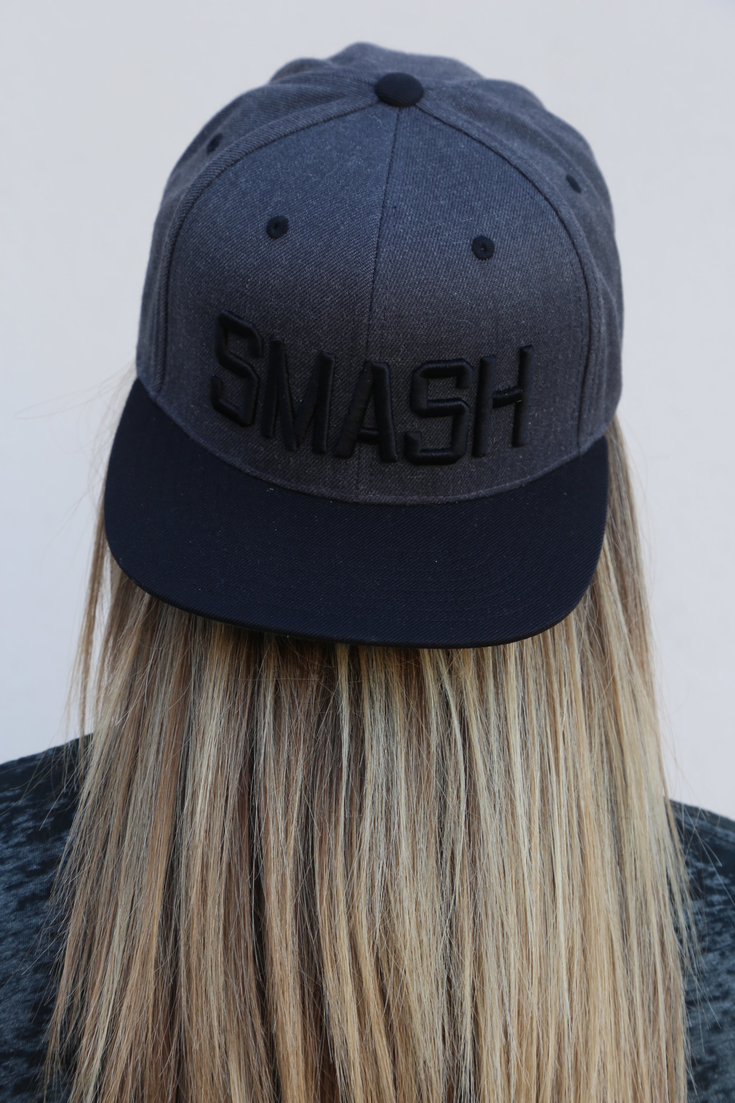 SMASH Flat Bill [Two-Tone Dark Heather/Black]