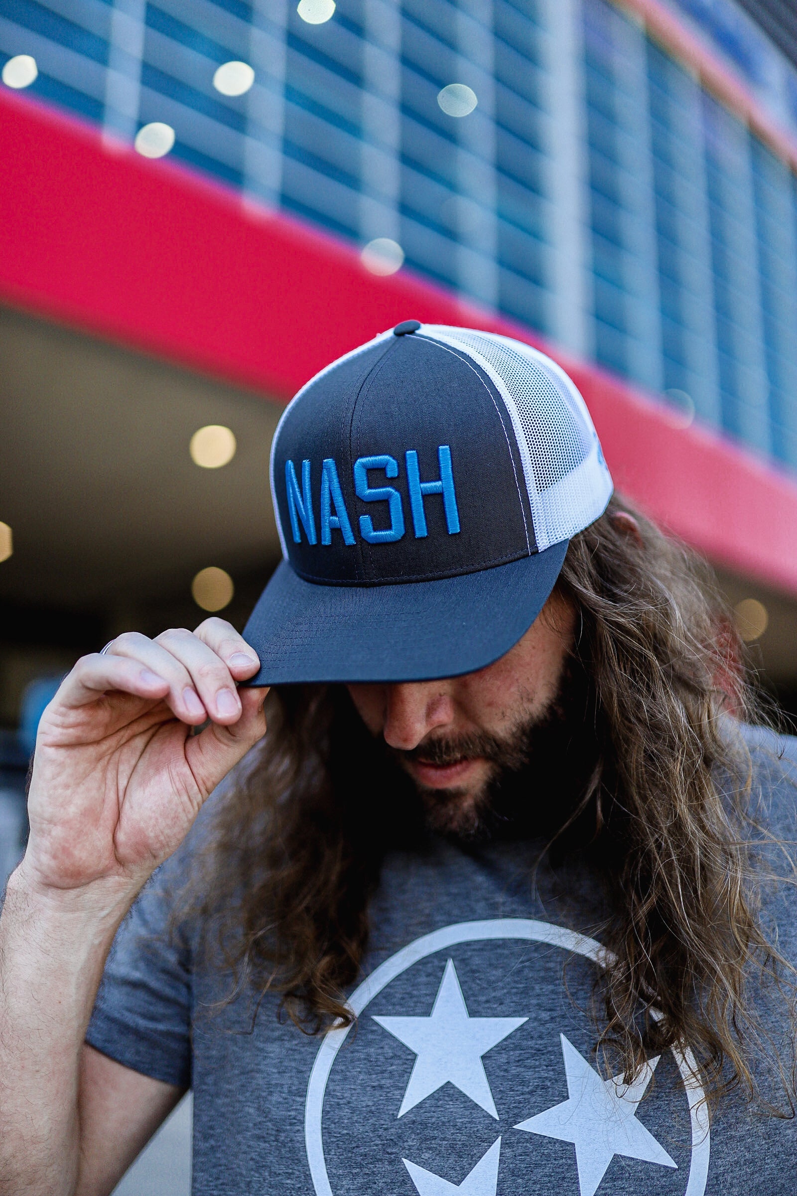 NASH Classic Trucker [Navy/White/Lt.Blue]