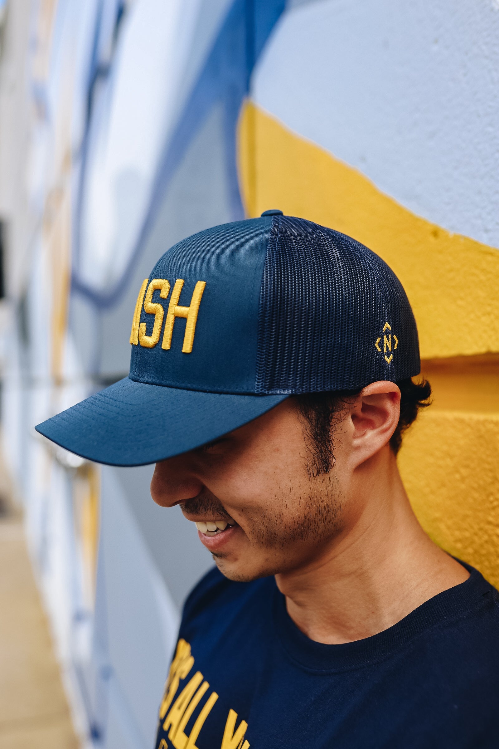 NASH Classic Trucker [Solid Navy/Gold]