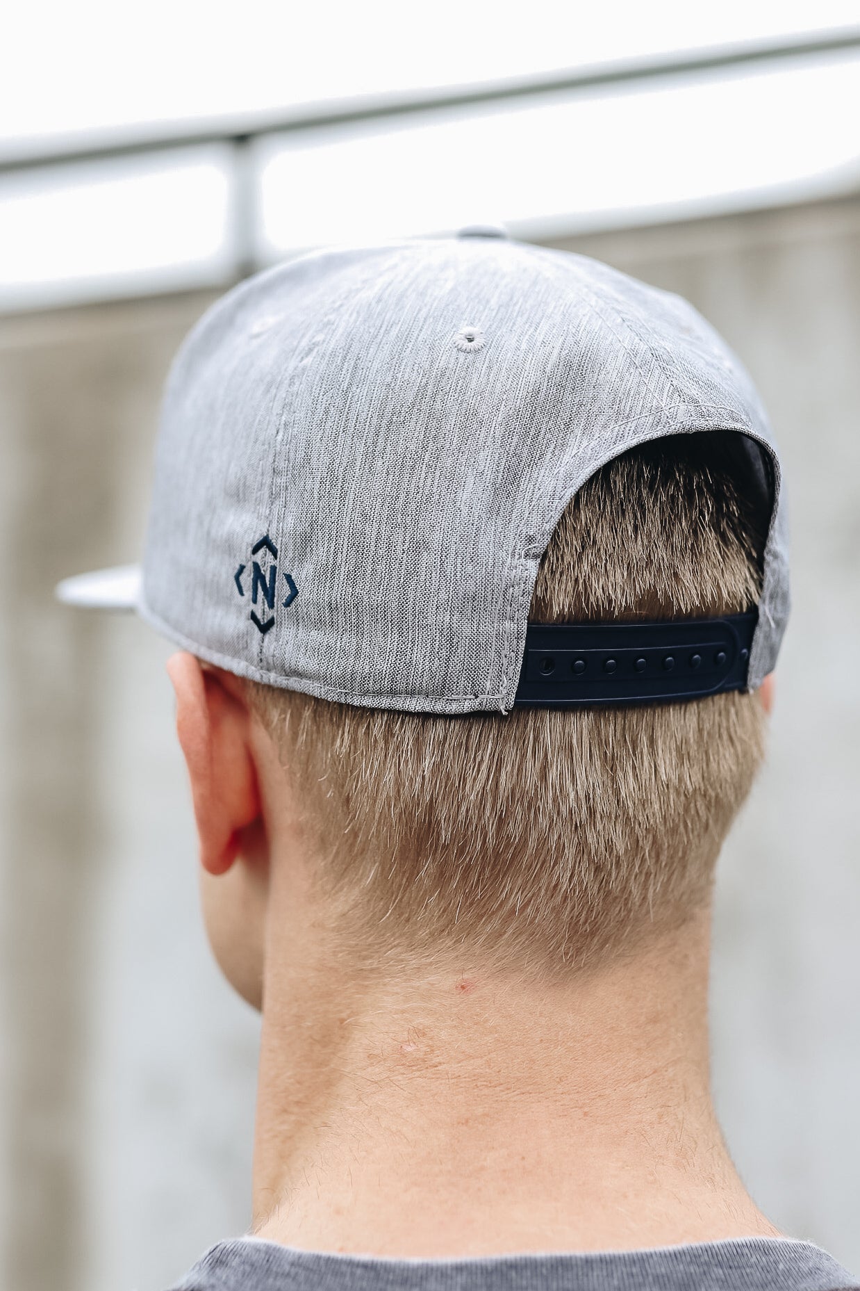 SMASH Flat Bill [Heather Gray/Navy]